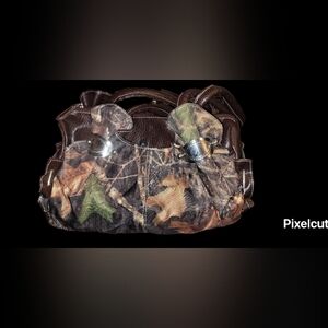 Brown Leather handled Handbag